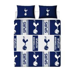 Tottenham Hotspur FC Crest Reversible Duvet Set in Navy - Size: Double - thumbnail 3