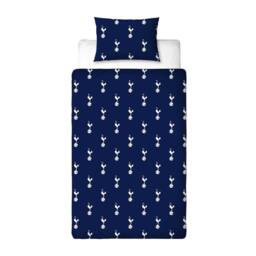 Tottenham Hotspur FC Crest Reversible Duvet Set in Navy - Size: Double - thumbnail 2