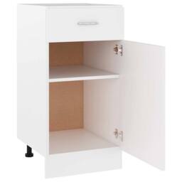 Berkfield Home Durable Drawer Bottom Cabinet White 40x46x81.5 cm Engineered Wood - thumbnail 6
