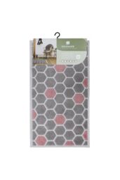 JVL Solemate® Hand Carved Honeycomb Doormat, 57 X 100 cm in Grey - Size: 57 cm x 100 cm - thumbnail 6