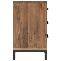 Berkfield Home Bedside Cabinet Brown 36x30x54 cm Solid Pinewood - Size: 36 x 30 x 54 cm - thumbnail 5