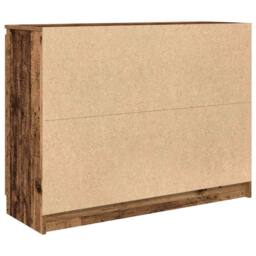 Berkfield Home Sideboard with Drawers Old Wood 100.5x35x76 cm Engineered Wood in Brown - thumbnail 8