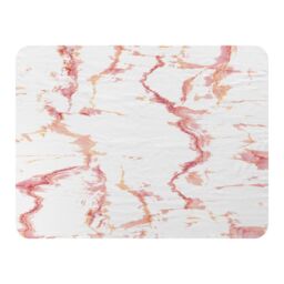 Benjamin Tate Design Pink Marble Blanket in Natural - Size: 120 cm x 150 cm - thumbnail 1