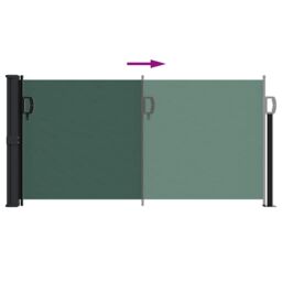 Berkfield Home Retractable Side Awning Dark Green 100x300 cm - thumbnail 5