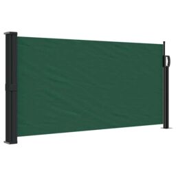 Berkfield Home Retractable Side Awning Dark Green 100x300 cm - thumbnail 2