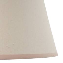 Netlighting Bobble White Table Lamp Fabric Ivy Shade 35cm B22 - thumbnail 6