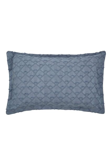 Nalu Nicole Scherzinger 'Kona' Cotton Oxford Pillowcase in Blue - image 1