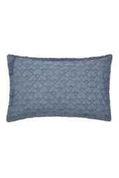 Nalu Nicole Scherzinger 'Kona' Cotton Oxford Pillowcase in Blue - thumbnail 1