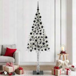 Berkfield Home Christmas Tree with 300 LEDs White 210 cm PE & Steel