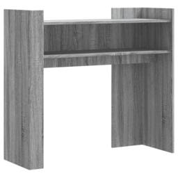 Berkfield Home Console Table Grey Sonoma 100x35x90 cm Engineered Wood - Size: 100 x 35 x 90 cm - thumbnail 1