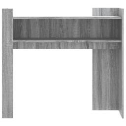 Berkfield Home Console Table Grey Sonoma 100x35x90 cm Engineered Wood - Size: 100 x 35 x 90 cm - thumbnail 4