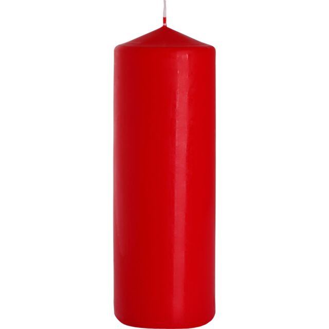 KDMD Pillar Candle 80x250mm - Red - image 1