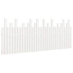 Berkfield Home Wall Headboard White 204x3x80 cm Solid Wood Pine - Size: 204 x 3 x 80 cm