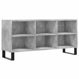 Berkfield Home TV Cabinet Concrete Grey 103.5x30x50 cm Engineered Wood - thumbnail 2