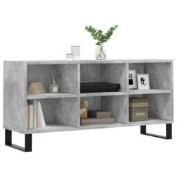 Berkfield Home TV Cabinet Concrete Grey 103.5x30x50 cm Engineered Wood - thumbnail 3