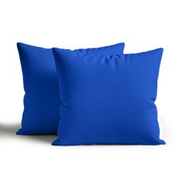 Snug City Waterproof Outdoor Garden Patio Cushion Cover & Inner Square Pack Of 2 in Blue - Size: 60 cm x 60 cm