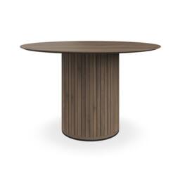 More4Homes Arlo White Marble Top W Walnut Leg + Nova Velvet Dining Chair Set Of 4 in Beige - thumbnail 3
