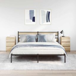 Berkfield Home Bedside Cabinets with 3 Drawers 2 pcs Sonoma Oak 39x35x65 cm in Brown - Size: 39 x 35 x 65 cm - thumbnail 3