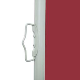 Berkfield Home Patio Retractable Side Awning 600x160 cm Red - thumbnail 5