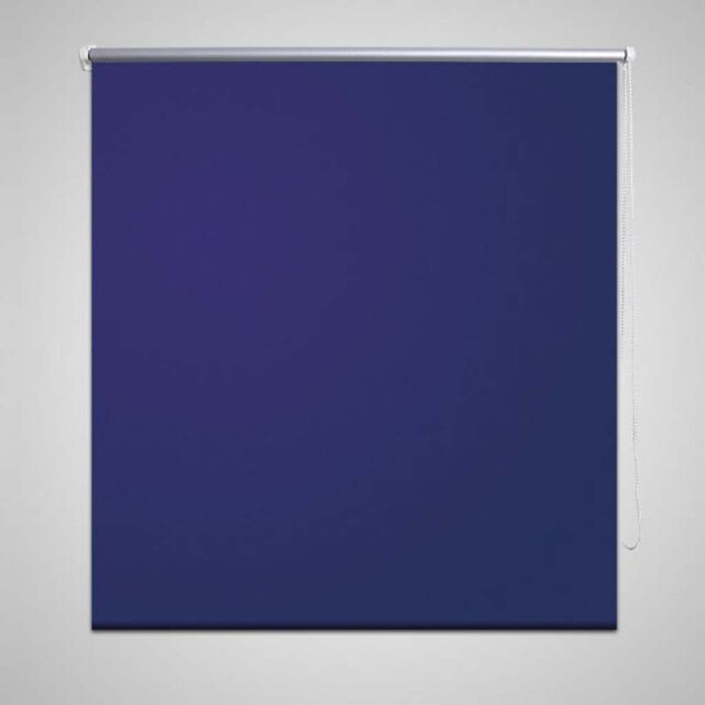 Berkfield Home Roller Blind Blackout 160 x 230 cm Marine in Blue - image 1