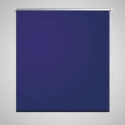 Berkfield Home Roller Blind Blackout 160 x 230 cm Marine in Blue