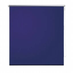Berkfield Home Roller Blind Blackout 160 x 230 cm Marine in Blue - thumbnail 2