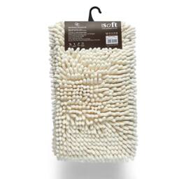 GAVENO CAVAILIA Miami Chenille Loop Bath Mat in Cream - thumbnail 2
