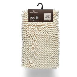 GAVENO CAVAILIA Miami Chenille Loop Bath Mat in Cream - thumbnail 1