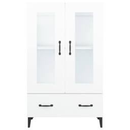 Berkfield Home Highboard White 70x31x115 cm Engineered Wood - Size: 70 x 31 x 115 cm - thumbnail 5