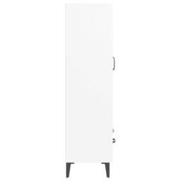 Berkfield Home Highboard White 70x31x115 cm Engineered Wood - Size: 70 x 31 x 115 cm - thumbnail 7
