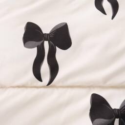 OHS Bows 10.5 Tog Coverless Duvet with Pillowcase Bedding Set in Cream - Size: Double - thumbnail 4
