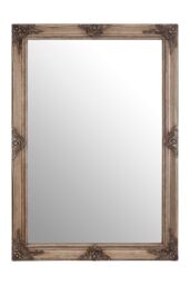 Stately Design Champagne Bead And Reel Wall Mirror, Grand Slim ...