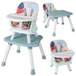 Costway 6-in-1 Baby High Chair Infant Feeding Chair w/Removable Tray & Cushion - thumbnail 1