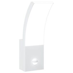 Berkfield Home Outdoor LED Wall Light with Sensor White Die-cast Aluminium - thumbnail 2