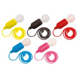 mysmartbuy 5 x Battery Operated Hanging LED Pull Lights - Portable Colourful Rope Lighting for Home, Shed, Garage, Caravan, Camping, Wardrobe - thumbnail 2