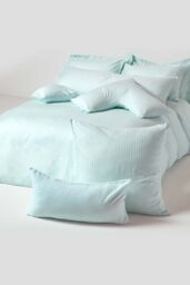 Homescapes Egyptian Cotton Ultrasoft Housewife Pillowcase 330 TC, King Size in Aqua - thumbnail 5