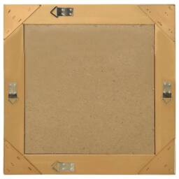 Berkfield Home Wall Mirror Baroque Style 50x50 cm Gold - thumbnail 3