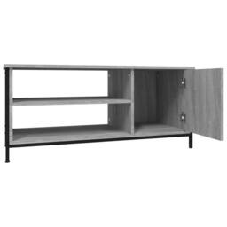 Berkfield Home TV Cabinet Grey Sonoma 100x40x45 cm Engineered Wood - Size: 100 x 40 x 45 cm - thumbnail 6