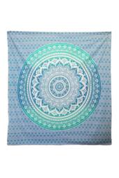 KDMD Umrao Mandala Green Wall Hanging & Beach Spread - Handcrafted Decor - thumbnail 1