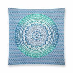 KDMD Umrao Mandala Green Wall Hanging & Beach Spread - Handcrafted Decor - thumbnail 4