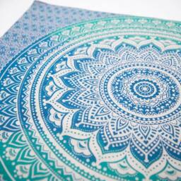 KDMD Umrao Mandala Green Wall Hanging & Beach Spread - Handcrafted Decor - thumbnail 2