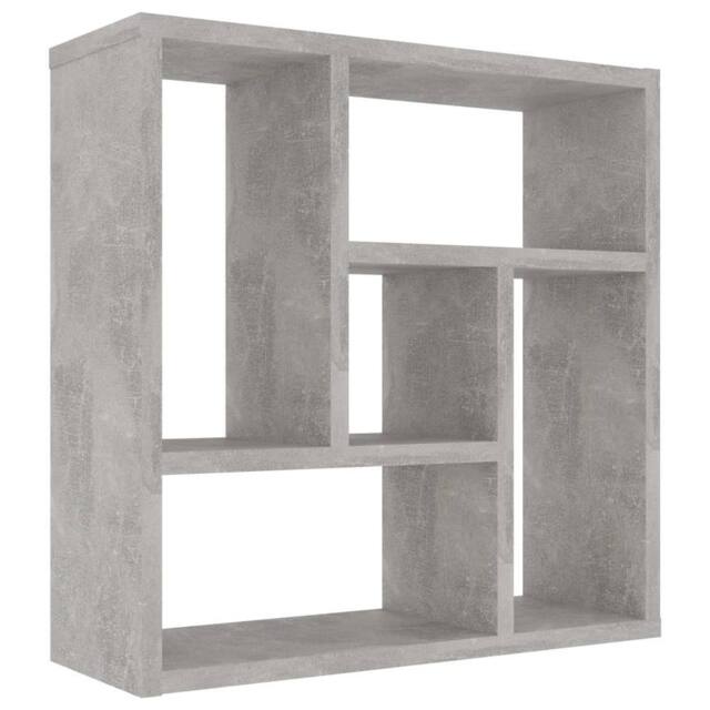 Berkfield Home Wall Shelf Concrete Grey 45.1x16x45.1 cm Engineered Wood - image 1