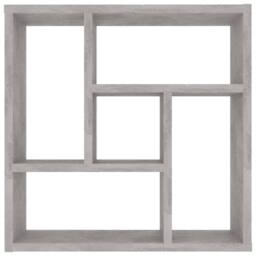 Berkfield Home Wall Shelf Concrete Grey 45.1x16x45.1 cm Engineered Wood - thumbnail 4