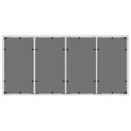 Berkfield Home Garden Table with Glass Top White 190x90x75 cm Poly Rattan - Size: 190 x 90 x 75 cm - thumbnail 8