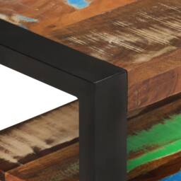 Berkfield Home TV Cabinet 120x30x45 cm Solid Wood Reclaimed in Brown - Size: 120 x 30 x 45 cm - thumbnail 4