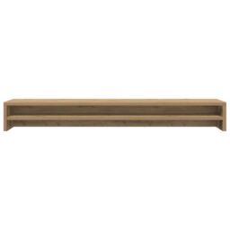Berkfield Home Monitor Stand Artisan Oak 100x24x13 cm Engineered Wood in Brown - Size: 100 x 24 x 13 cm - thumbnail 5