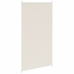Berkfield Home Plisse Blind 110x200cm Creme in Cream - Size: 110x200 cm - thumbnail 4