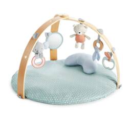 Ingenuity Cozy Spot Baby Activity Gym & Tummy Time Play Mat, Loamy - thumbnail 1