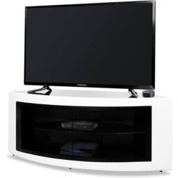 "Centurion Supports PANGEA Beam-Thru Curved Tru-Corner Flat Screen 32""-55"" TV Cabinet" - thumbnail 4