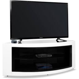 "Centurion Supports PANGEA Beam-Thru Curved Tru-Corner Flat Screen 32""-55"" TV Cabinet" - thumbnail 2
